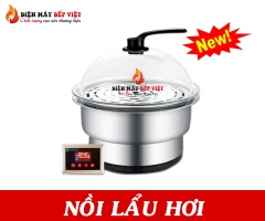 Nồi lẩu hơi inox gia đình, nhà hàng đa năng, giá tốt