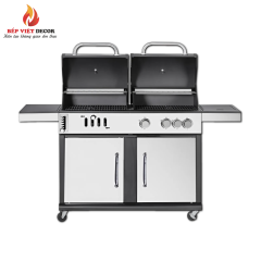 Bếp Nướng BBQ Gas Và Than Bằng Thép Không Gỉ BLZ - 1101