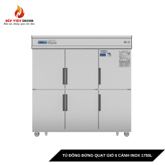 Tủ Đông Đứng Quạt Gió 6 Cánh Inox 1750L