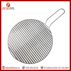 Vỉ Nướng Than Inox Song Ngang