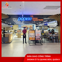 Quận 8 - Bàn Giao Hệ Thống Hút Mùi & Cấp Khí Công Trình Dookki