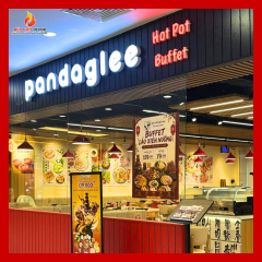Thủ Đức - Bàn Giao Trọn Gói Thiết Bị Không Gian Bếp & Bếp Lẩu Âm Bàn Cho PandaGlee Hotpot Buffet