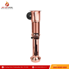 Ống Hút Khói Mềm Nhà Hàng Màu Đồng