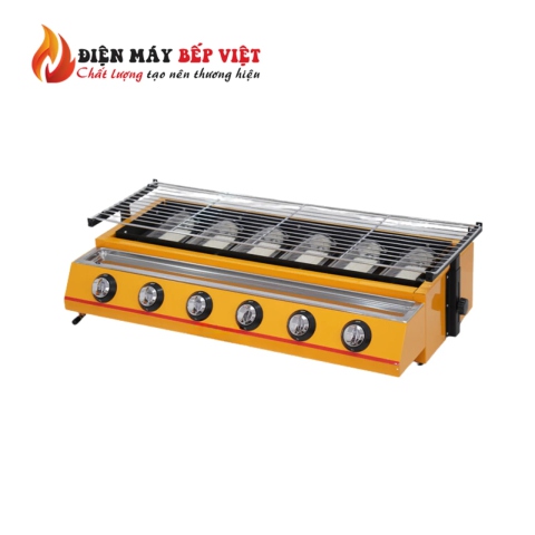 Bếp Nướng Gas 6 Họng Ngắn - K233