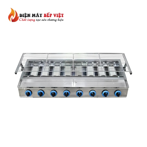 Lò Nướng Gas 8 Họng Ngắn