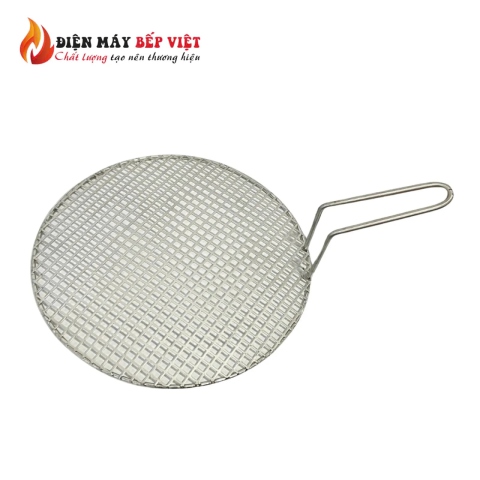 Vỉ Nướng Inox Đột Lỗ Lưới Có Tay Cầm Nan Nhỏ