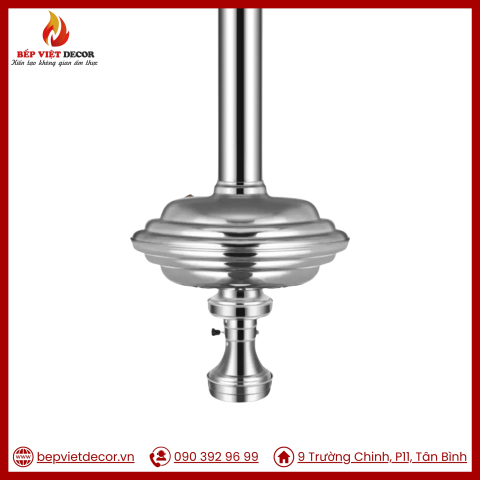 Chao Đèn Dạng Đĩa Màu Inox