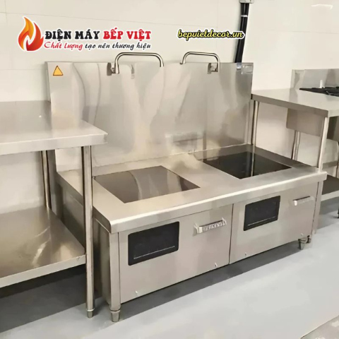 Nên chọn bếp từ công nghiệp mặt phẳng​ hay mặt lõm?