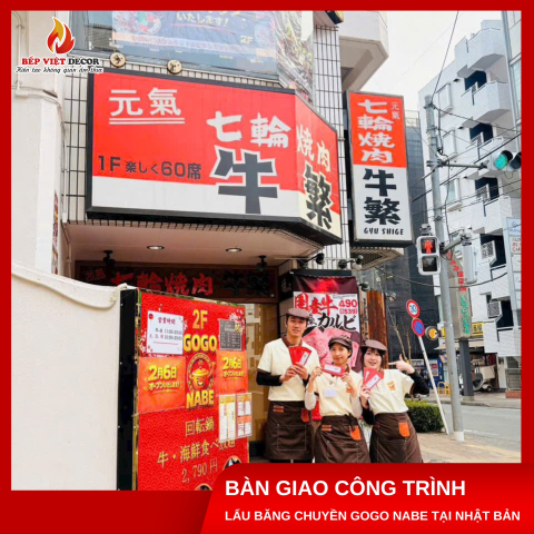 Nhật Bản - Bàn Giao Công Trình Lẩu Băng Chuyền Gogo Nabe