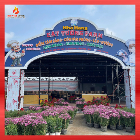 Vĩnh Long - Bàn Giao Hệ Thống Hút Khói Âm Và Thiết Bị Bếp Cho Cát Tường Farm